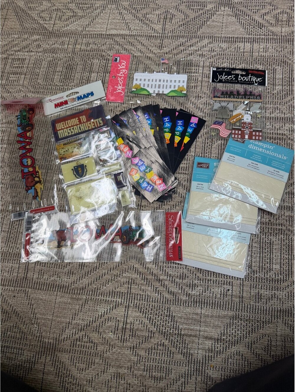 Misc. Scrapbook and Crafting Stickers